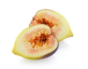 fig on white background