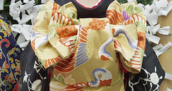 Artistic Obi worn for Ceremonies