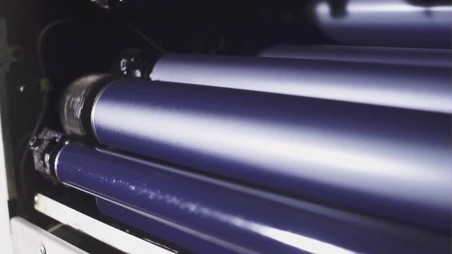 Printing machine - working part