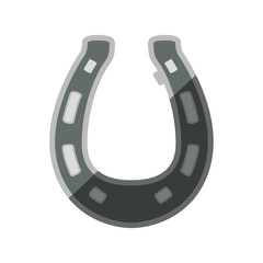 Horse riding equipment accesory icon vector illustration graphic design