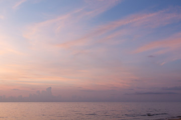 Fototapeta premium sunset on sea background