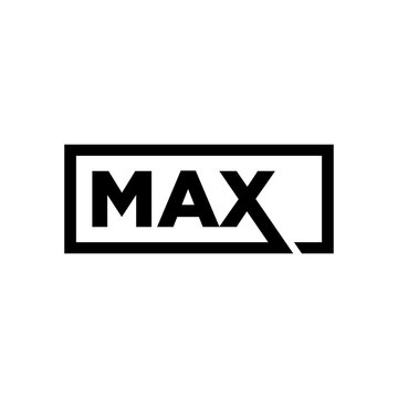 letter M, A, and X logo vector. max logo vector.