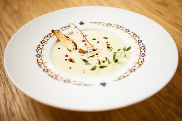 Creamy broccoli cream soup