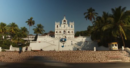 Goa Panjim Church Time Lapse