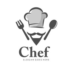 Spoon and fork logo design