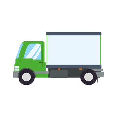 Delivery truck vehicle icon vector illustration graphic design