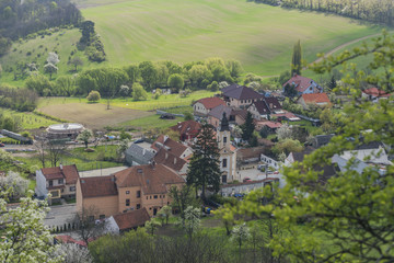 Fototapeta na wymiar Spring near Klentnice village in Palava area
