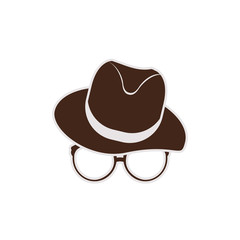 Vintage male hat icon vector illustration graphic design