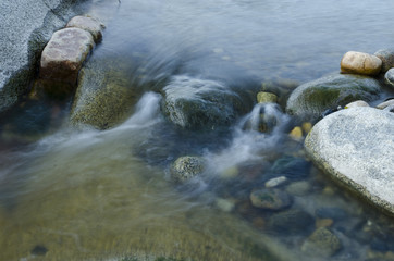 Fototapeta na wymiar River flow