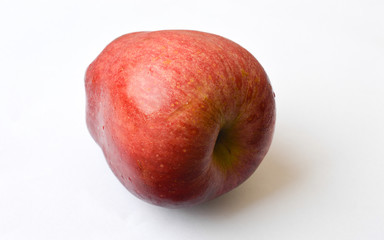 red apple isolated on white
