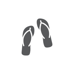 flip flops icon. spa vector illustration