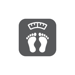 scale icon. spa vector illustration