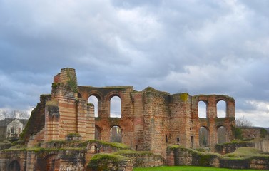 Fototapeta na wymiar Roman Ruins in Trier