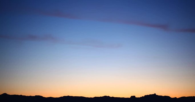 Time lapse of Nevada landscape. 