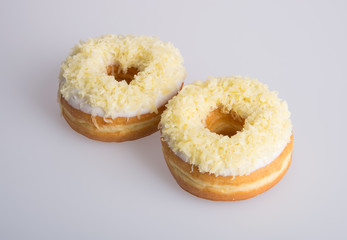 donut or tasty donut on the background.