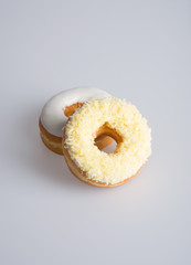 donut or tasty donut on the background.