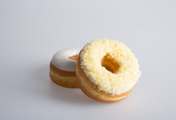 donut or tasty donut on the background.