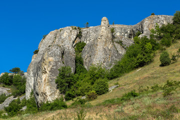 Cave City in Cherkez-Kermen Valley, Crimea