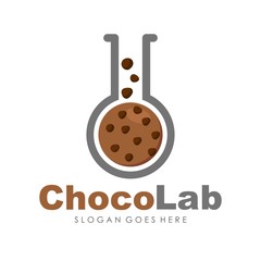 unique and creative logo lab innovation vector