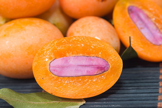 sweet Marian plum or Plum Mango thai fruit 

