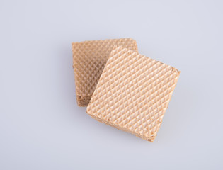 wafer or wafer biscuit on the background.