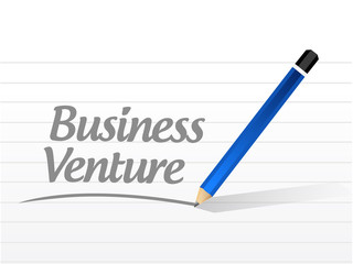 business venture message sign concept