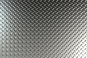 Dirty checkered steel plate