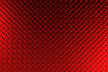 Red dirty checkered steel plate