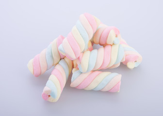 marshmallows or marshmallows candy on the background.