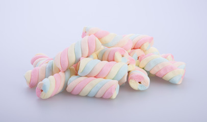 marshmallows or marshmallows candy on the background.