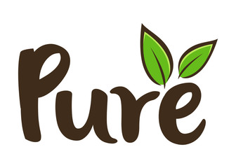Pure Lettering Typography Art