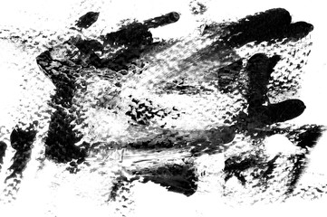 Dust and Scratched Textured. Abstract black acrylic background.