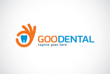 Good Dental Logo Template Design Vector, Emblem, Design Concept, Creative Symbol, Icon