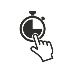 Obraz premium Stopwatch - vector icon.