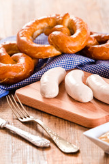 Bavarian pretzels. 