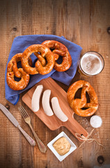 Bavarian pretzels. 