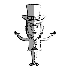 irish elf character comic vector illustration design