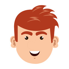 young irish man character vector illustration design