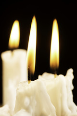 White Candles Burning