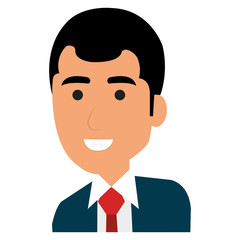 businessman avatar character icon vector illustration design