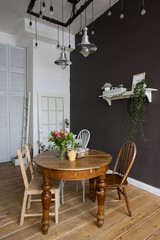 Interior of a dining room