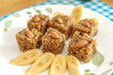 Korean food YackSick with Banana