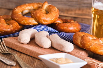 Bavarian pretzels. 