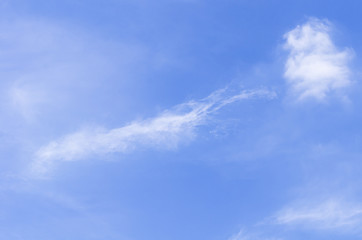 blue sky with cloud