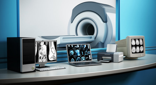 Magnetic Resonance Imaging MRI device and computer systems