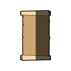 white background with canvas textile with half shadow vector illustration