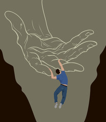 God's hand