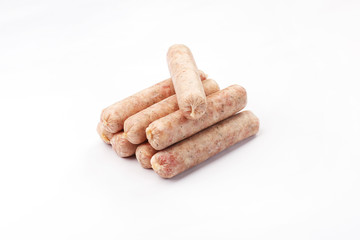 sausage on a white background