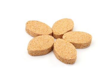 chop on a white background