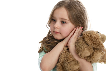 Beautiful blonde little girl